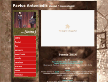 Tablet Screenshot of pavlosantoniadis.com